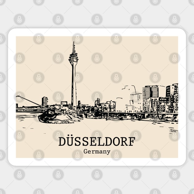 Düsseldorf - Germany Magnet by Lakeric